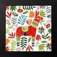 thumbnail image 2 of Popp, Grace 15x15 Black Modern Framed Museum Art Print Titled - Festive Otomi II, 2 of 5