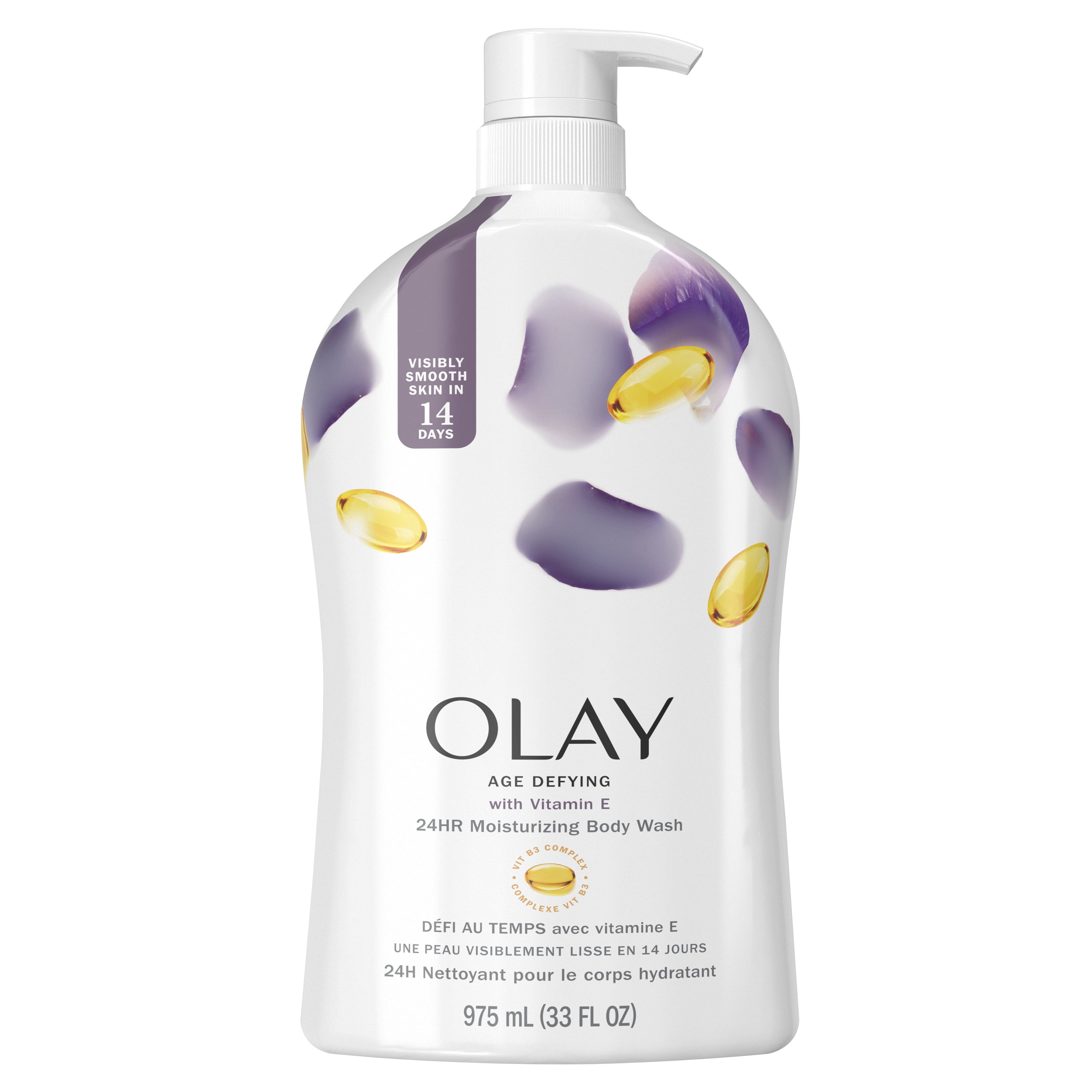 Olay Age Defying Hydrating Body Wash with Vitamin E, 33 fl