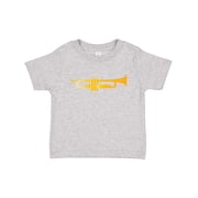 Inktastic Trumpet Gold Brass Music Instrument Boys or Girls Baby T-Shirt