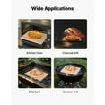 thumbnail image 6 of VEVOR Pizza Stone, 15 x 12 in Rectangular Cordierite Pizza Stone, Extra Large Baking-Stone with Scraper, 0.6 in Thick Heat-Resistant Cordierite, for Kitchen Oven, Baking Bread & Pizzas, BBQ Grilling, 6 of 9