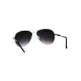 thumbnail image 4 of Mens Classic Luxury Designer Pilots Officer Metal Rim Sunglasses Silver Smoke, 4 of 4