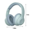 thumbnail image 3 of Headset Bluetooth Headphones, Noise Cancellation, Plug-in Stereo Wireless, 40MM Speaker Unit, Surround Sound, Foldable, Adjustable Ear Cups, 8H Talking Time, Bluetooth 5.2, IPX5 Waterproof, 3 of 8