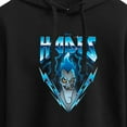 thumbnail image 3 of Disney Villains - Hades Glam Rock - Juniors Cropped Pullover Hoodie, 3 of 5