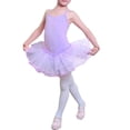 thumbnail image 1 of Leotardo de Ballet para niñas, ropa de baile de Ballet, falda de Ballet para niños pequeños, tutú de gimnasia para niños, faldas de tul, traje púrpura-160 para 8-10 años Computadora Computadora Computadora portátil, 1 of 1