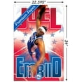 thumbnail image 3 of NBA Philadelphia 76ers - Joel EmbIId 17 Wall Poster with Push Pins, 22.375" x 34", 3 of 3