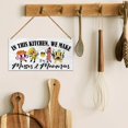 Funny Kitchen Wood Sign Decor, Door Wall Sign Decoration For Farmhouse