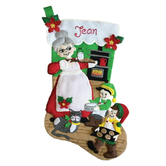 Mrs. Claus Felt Stocking Kit