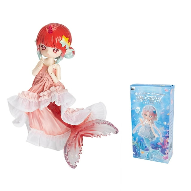 Muñeca BJD BEEMAI Antu Tidal, lenguaje secreto, sirena, 24 cm