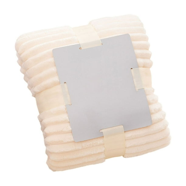 Manta polar suave y acogedora para sofá, cama o sillón. Manta cálida y confortable para interiores. Manta decorativa ligera para sala de estar o dormitorio.