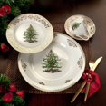 thumbnail image 2 of Spode Christmas Tree Gold 4-Piece Place Setting, 2 of 5