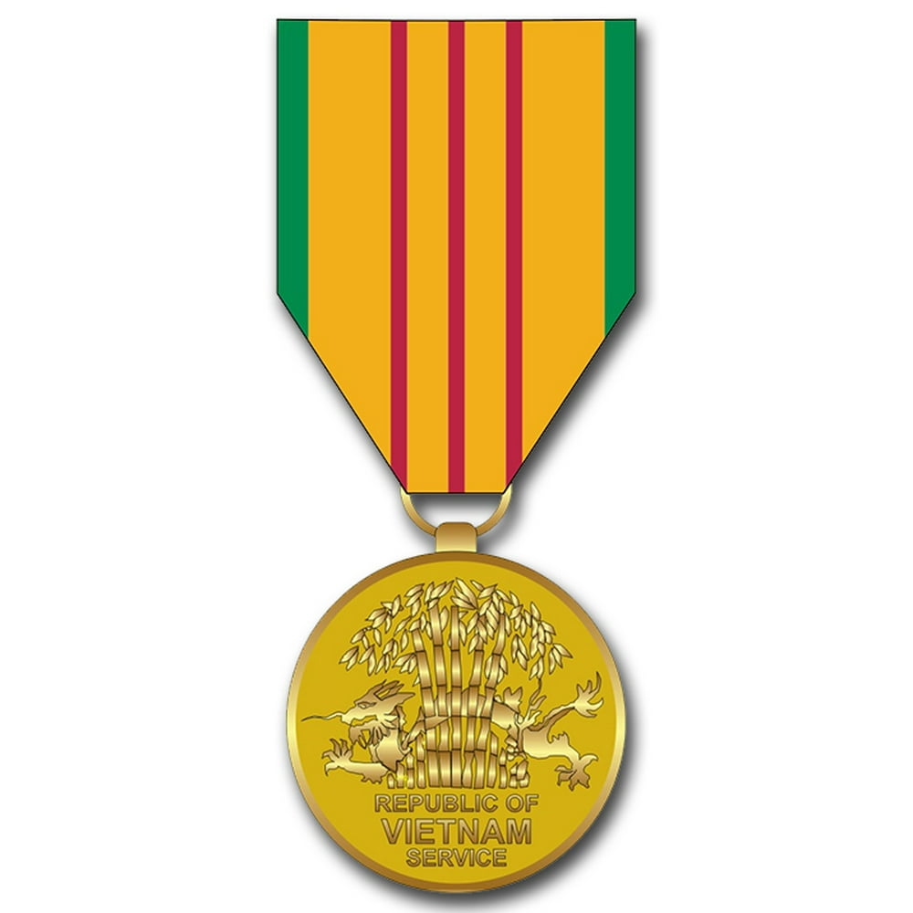 3.8 Inch Vietnam Service Medal Decal Sticker - Walmart.com - Walmart.com