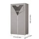 thumbnail image 2 of Armario portátil de tela con puertas y estantes con cremallera para organizar el dormitorio. Amplio armario para ropa de temporada y organización del armario. Aestivo | Gris | AESTIVO, 2 of 7
