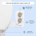 thumbnail image 4 of TUSHY Spa Self-Cleaning Warm Water Bidet Attachment, Adjustable Nozzle Angle, Pressure Control, Easy DIY Home Install, Requires Sink Access for Temperature Control, White/Bamboo, 4 of 12