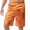 Orange, variant on Odeerbi Smocked Waist Bermuda Shorts for Men Pajama Shorts 2025 Casual Solid Elastic Waist Shorts Sport Pants Pajama Pants Orange