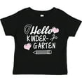 thumbnail image 3 of Inktastic Hello Kindergarten with Hearts and School Supplies Boys or Girls Toddler T-Shirt, 3 of 5
