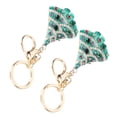 thumbnail image 3 of 2Pcs Christmas Tree Keychain Portable Cute Fashionable Pendant Ornaments Holiday DecorationGreen, 3 of 9