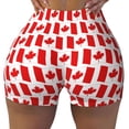 thumbnail image 2 of Haiem Canada No Front Seam Biker Shorts for Women Yoga Workout Gym Bike Shorts with Tummy Control Moisture-Wicking-, 2 of 9