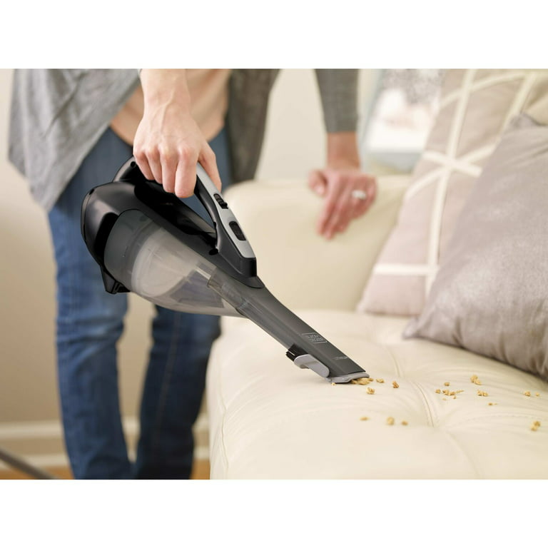 reviva™ 8V MAX* Cordless Hand Vacuum with Charger, Filter and Brush Crevice  Tool | BLACK+DECKER