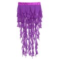 thumbnail image 6 of Kaerm Womens Belly Dance Accessories Lace-up Hip Scarf Wrap Belts Belly Dance Skirt Performance Purple One Size, 6 of 7