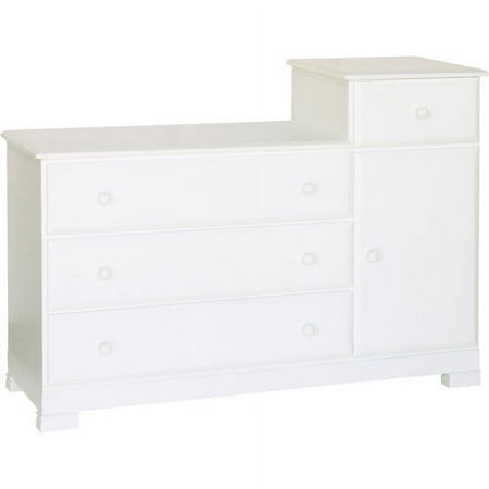 Baby Mod - Cadence Combo Dresser, White (BOX 1 OF 2)