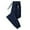 Blue, variant on Guitiannn Mens Solid Sports Leisure Trousers Fitness Loose Running Training Leg Guard Pants Trousers Ninth Pants Mens Pants, Size XXXXL