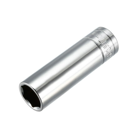 

1/2-inch Drive 17mm 6-Point Deep Socket Cr-V Steel