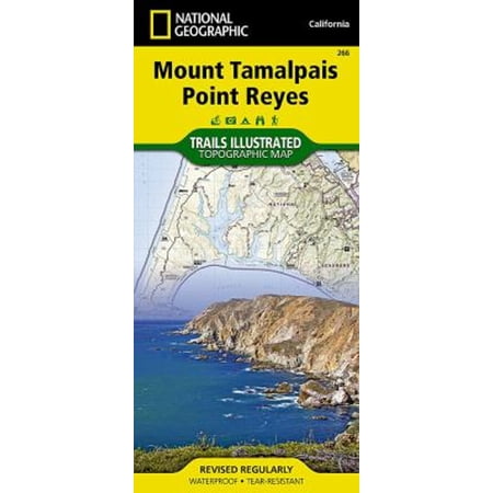 Pre-Owned National Geographic Maps: Trails Illustrated: Mount Tamalpais Point Reyes - Folded Map