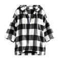 thumbnail image 3 of FchengtaiS Womens Sherpa Fleece Oversized Hoodies Fuzzy V Neck Sweatshirts Comfy Fluffy Warm Pullover Top, 3 of 3