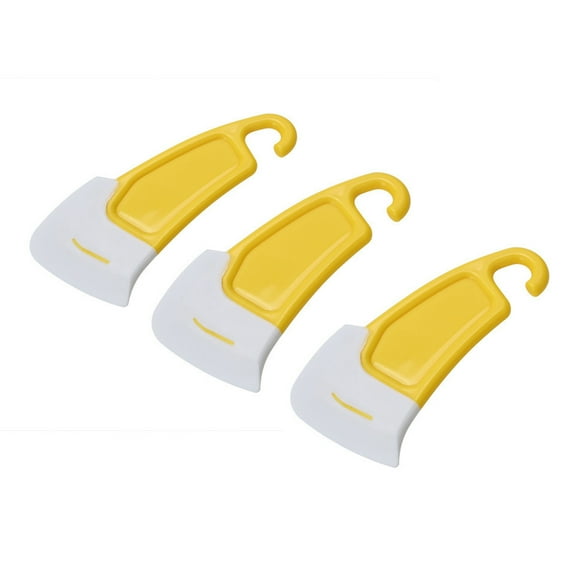 3D Printer Silicone Scraper,3 Counts Heat Resistant Silicone Scraper,Remove Food Rubber Spatula Tools for Cleaning/Mixing/Baking/Cooking,Non Stick Kitchen Scraper for Removing Oil
