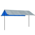 thumbnail image 3 of Debonair 13' x 16' Super Heavy Duty 10 Mil Gray Poly Tarp Cover - Thick Waterproof, UV Resistant, Rip and Tear Proof Tarpaulin with Grommets and Reinforced Edges, 3 of 10