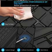 Cargo Liner For 2018-2024 Ford Expedition Lincoln Navigator 7&8 Seater (Not Fit Max or L) All Weather 2024 Expedition Accessories (Trunk Mat+3rd Row Backrest Mats)