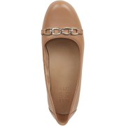 Naturalizer Women's Mira Flat Hazelnut Leather 9M