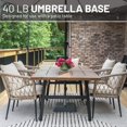 thumbnail image 2 of Base para sombrilla US Weight de 18 kg, resistente, para patio, 2 of 5