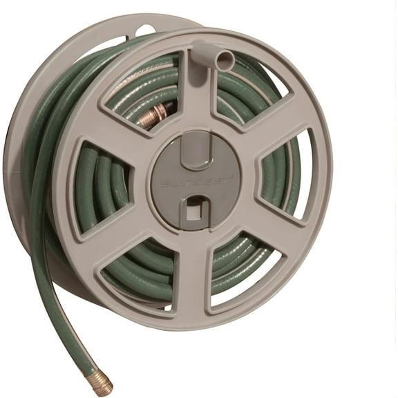 Suncast SWA100 100 Foot Wall Mount Garden Yard Hose Reel Side Winder (3 Pack)