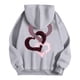 thumbnail image 4 of WILLBEST Sudadera Deportiva para Mujer, Estilo Casual, Ideal para El Día de San Valentín Sudadera con Capucha Estampada, Estilo Holgado Mediana, 4 of 4