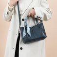 thumbnail image 2 of Transporte Fashion Crossbody Bagty Bolsas Cuero Vegano Mujeres Bolso Hombro Vaca Gran Capacidad Color Sólido Al Aire Libre, 2 of 7
