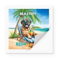 thumbnail image 2 of Mastiff Hello Summer Beach Theme with Sunglasses and Tropical Cocktail Vinyl Sticker Mastiffs Dog Lover Gifts Idea Waterproof Decal Art Decor - 00009, 2 of 5