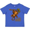 thumbnail image 3 of Inktastic Cute Monkey Just Hangin' Around Illustration Boys or Girls Toddler T-Shirt, 3 of 5