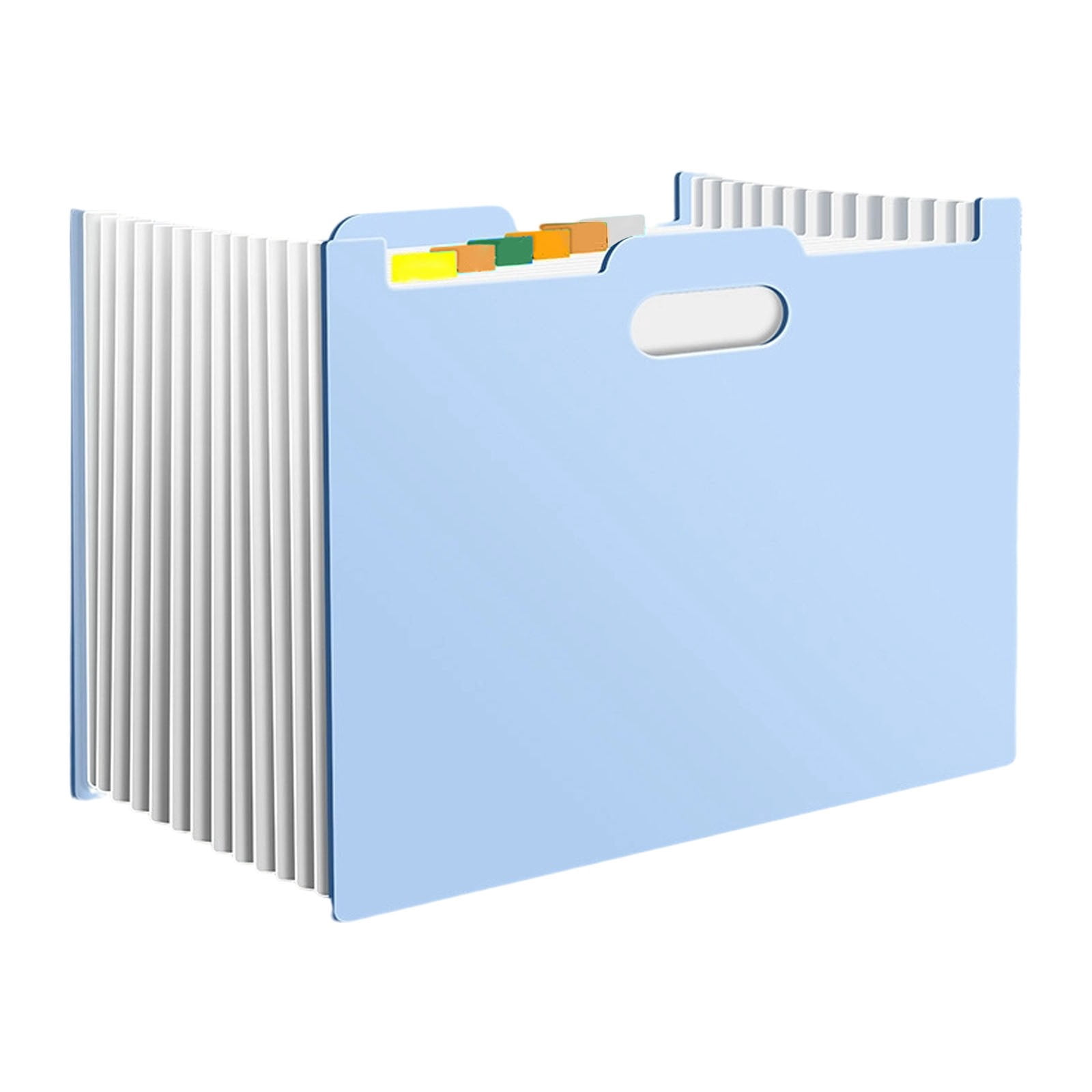 4 Pack 13-Pocket Expanding File Folders, Pastel Accordion Organizers (Pink/Blue/Beige/Green), A4/Letter Size 12.99x9.25in Portable Document Holders with Index Tabs for Home & Office