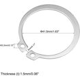 thumbnail image 3 of 49mm External Circlips C-Clip Retaining Shaft Snap Rings 304 Stainless Steel 20pcs, 3 of 3