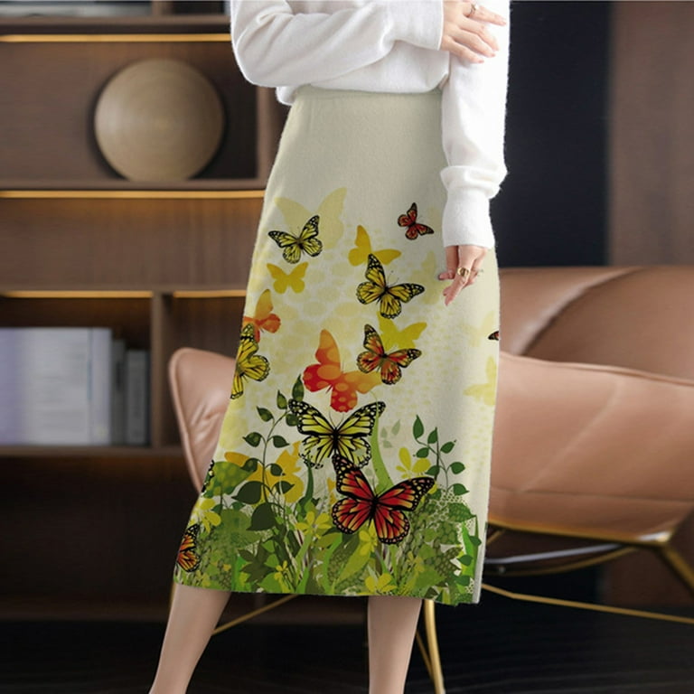 Pencil skirt cheap rainbow