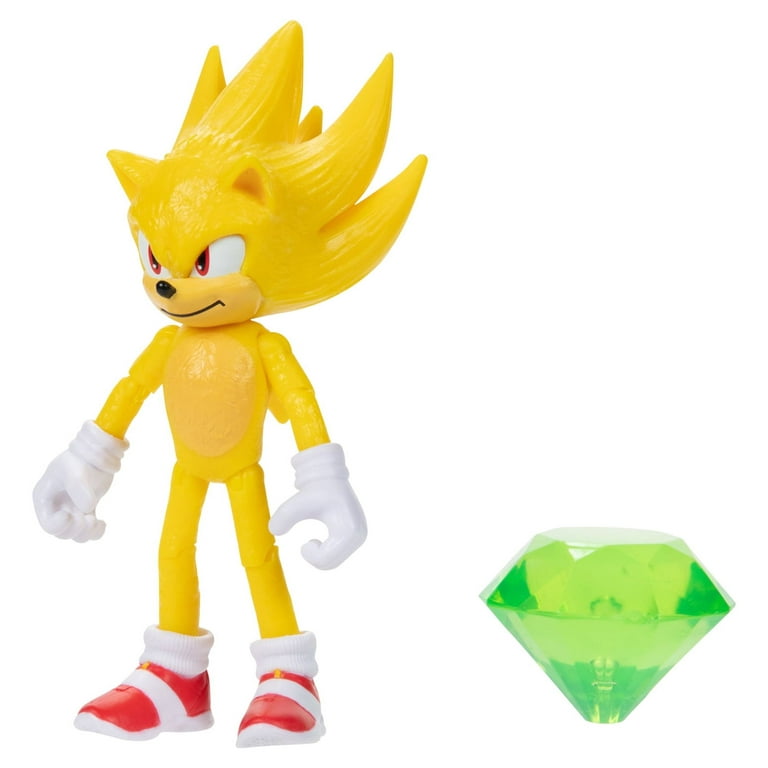 Sonic the Hedgehog 2 Super Sonic with Master Emerald Action Figure