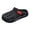 Black, variant on Womens Mens Arch Support Clogs Garden Shoes with Back Strap Unisex Lightweight Outdoor Beach Slip on Water Sandals Closed Toe Comfortable Walking Slippers Grey Size 7