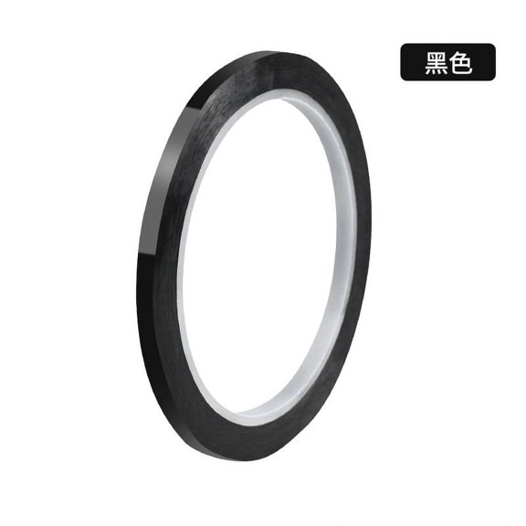 BERTDOMD 10pcs Black Strip Tape Dry Erase Board Strip Thin Washi Tape for Whiteboard Adhesive Tape Chart Tapes Automotive Pinstriping for Craft Grid Marking