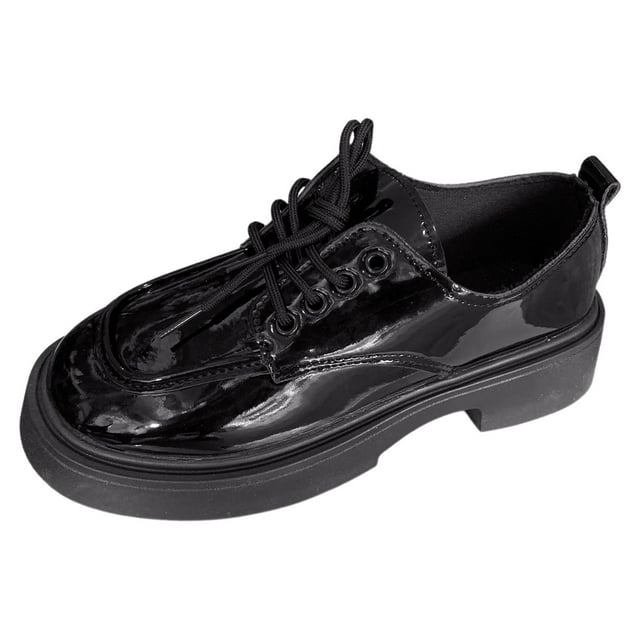 B91xZ Chaussures Plates pour Femmes Mocassins Décontractés Bout Rond Chaussures de Conduite Plates Souples Chaussures de Marche Femmes à Enfiler, Noir 7