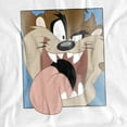 thumbnail image 2 of Looney Tunes T-Shirt Taz Closeup Unisex Graphic Tee For Men & Women, 2 of 7