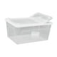 thumbnail image 2 of Caja de alimentación para reptiles, terrario transparente, hábitat, contenedor de incubación reutilizable, caja de cría para gecos, lagartos, , 32x22x15cm, 2 of 8