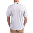 thumbnail image 2 of Men's Cutter & Buck White Auburn Tigers Pike Eco Symmetry Print Stretch Polo, 2 of 2