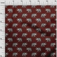 thumbnail image 2 of oneOone Cotton Cambric Fabric Elephant Block Print Fabric BTY 56 Inch Wide, 2 of 4