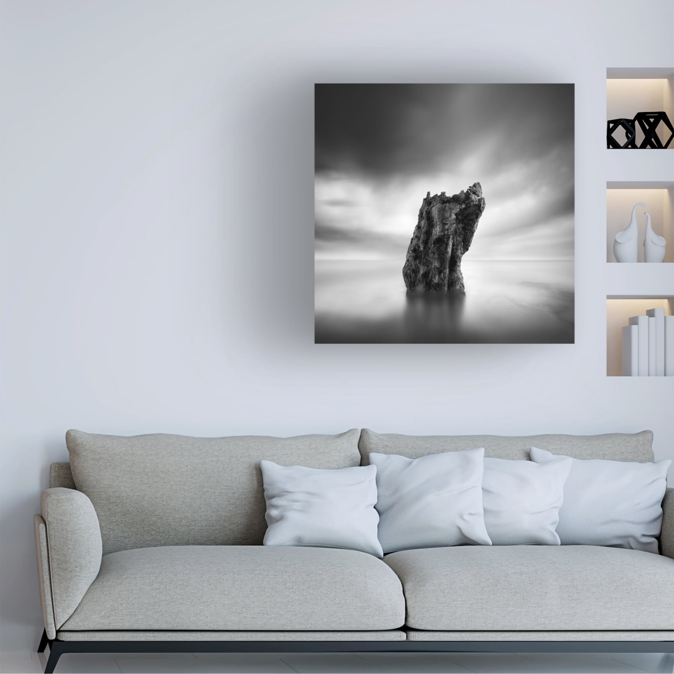 Canvas Wall Art - George Digalakis 'Awakening' Wall Art for Living Room, Bedroom, or Office D?cor by Trademark Fine Art - 14 x 14 Inches
